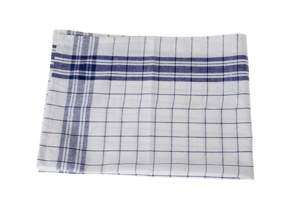 Küchenhandtuch 70x50cm blau kariert - 6 Stck Fs